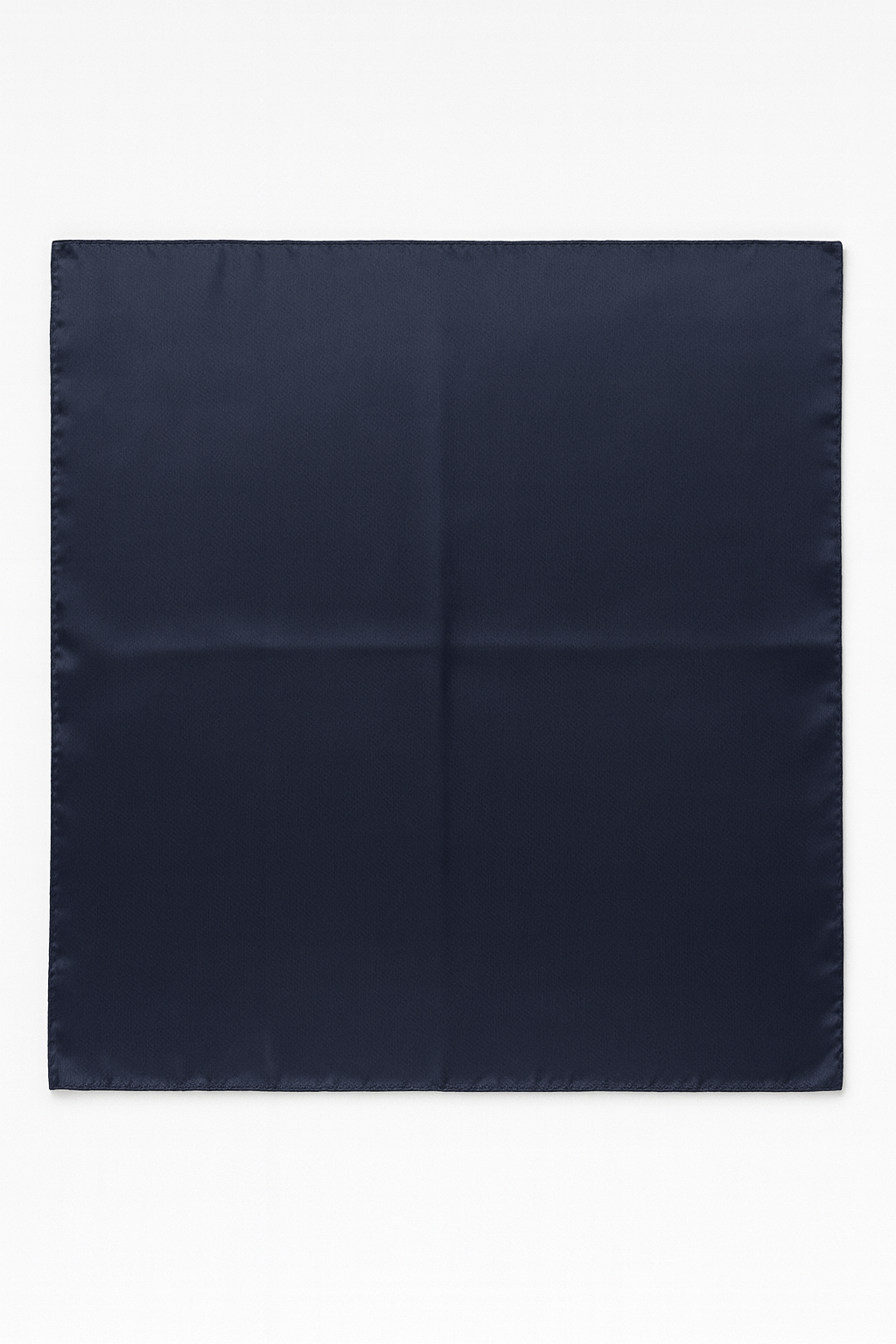 FOULARD 100% SOIE DE MURIER Bleu Nuit Absolu
