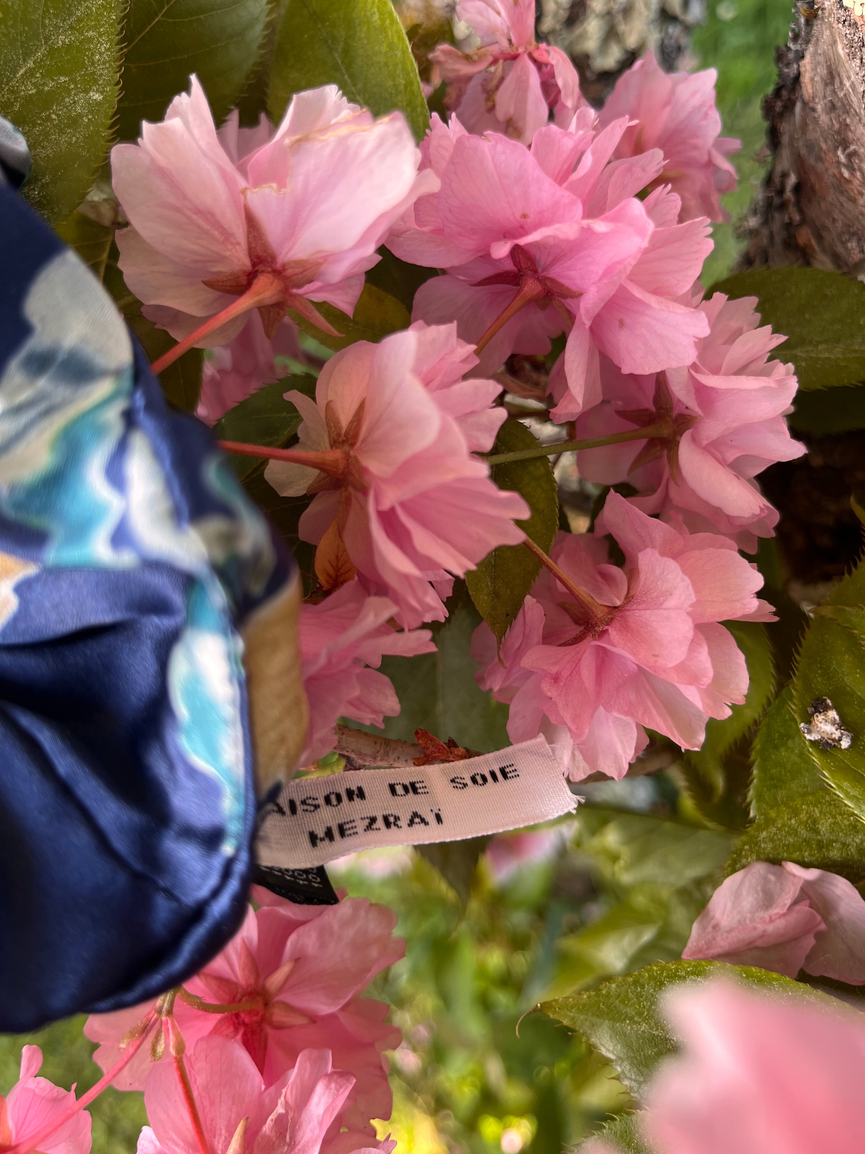 CHOUCHOU 100% SOIE DE MURIER Nuit Florale