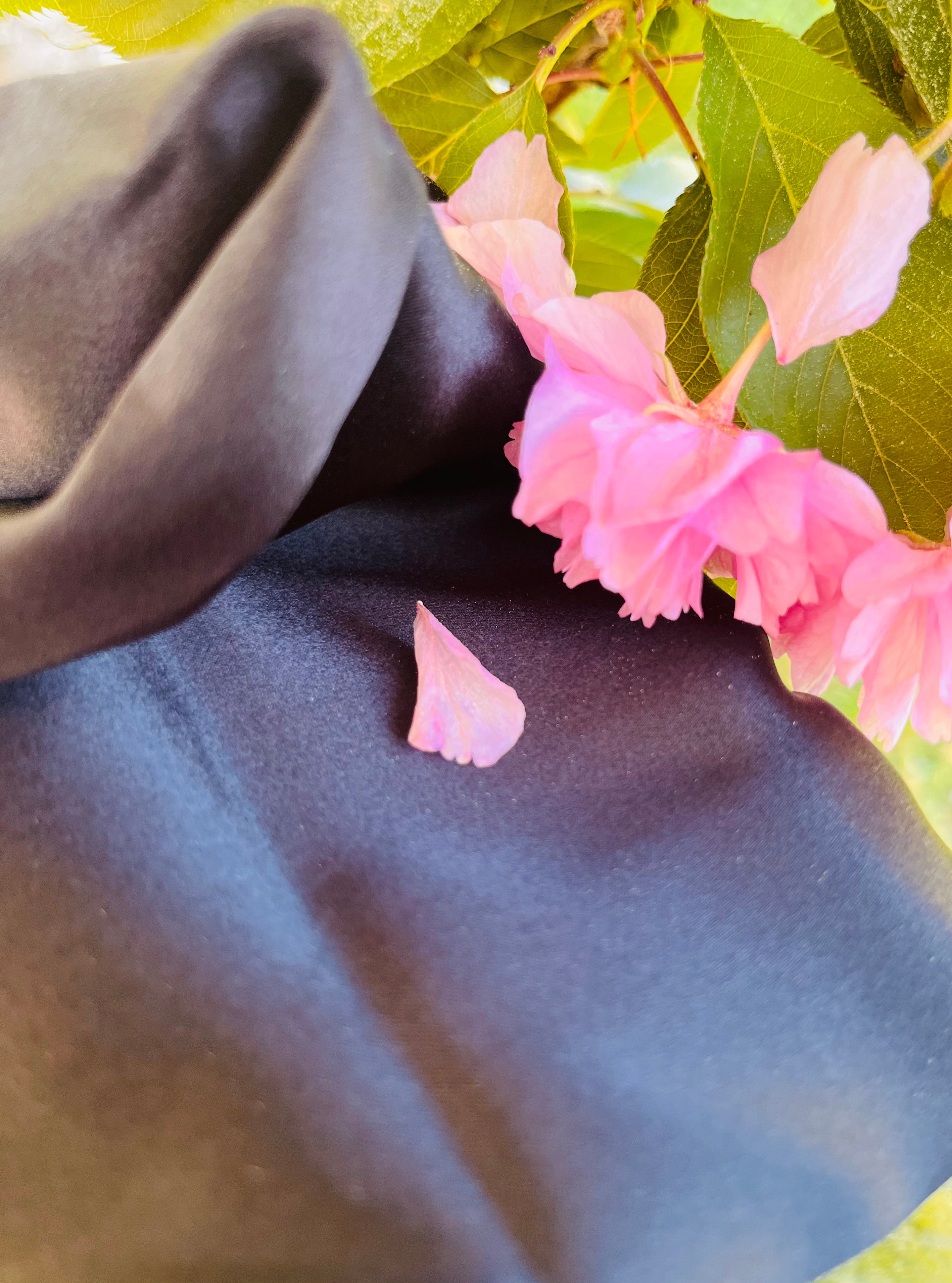 CHOUCHOU 100% SOIE DE MURIER Noir Intense