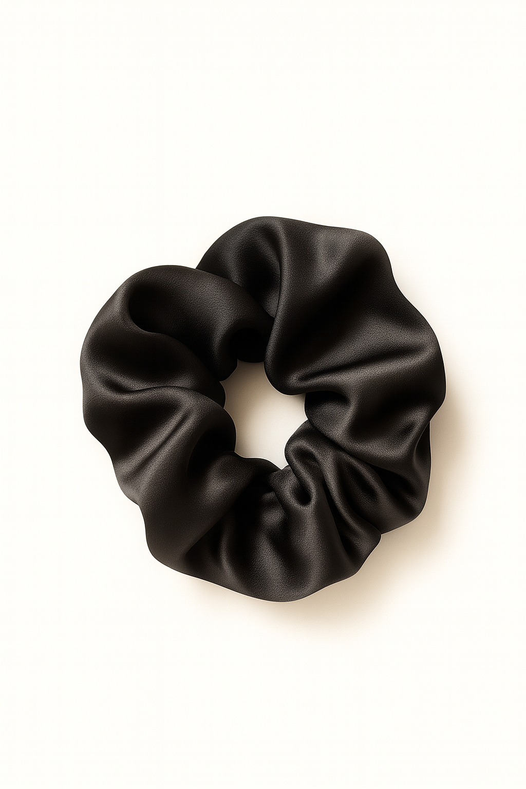 CHOUCHOU 100% SOIE DE MURIER Noir Intense