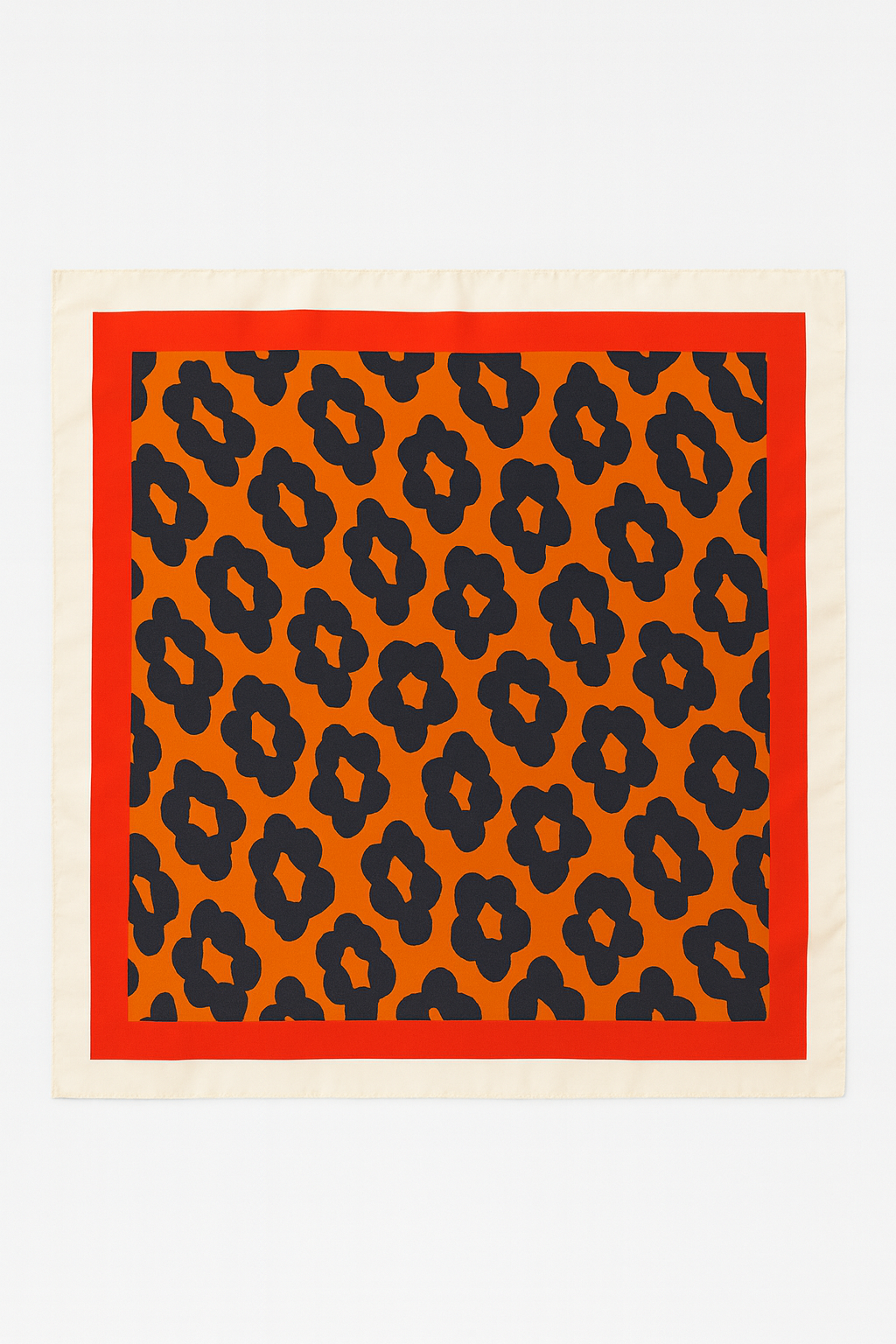 FOULARD 100% SOIE DE MURIER Léopard