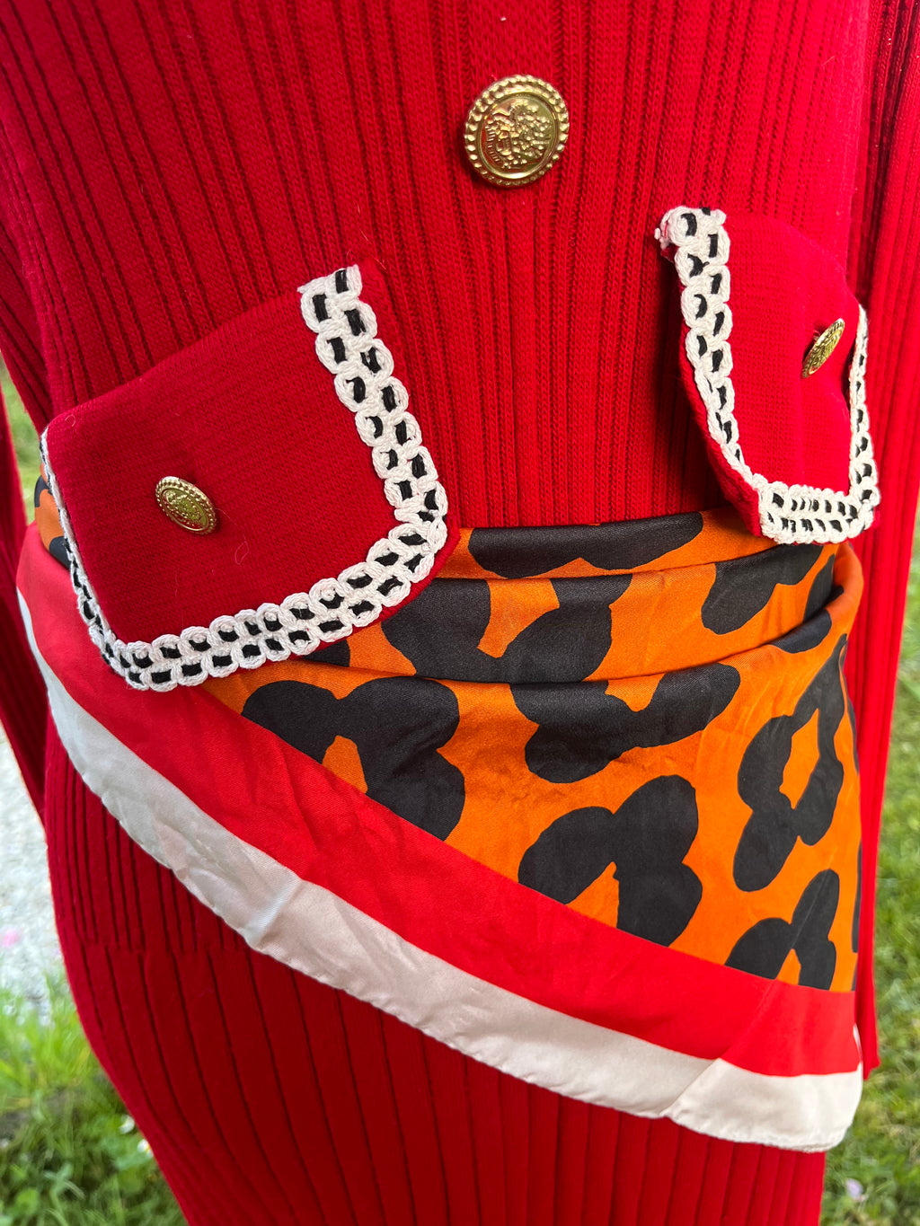 FOULARD 100% SOIE DE MURIER Léopard