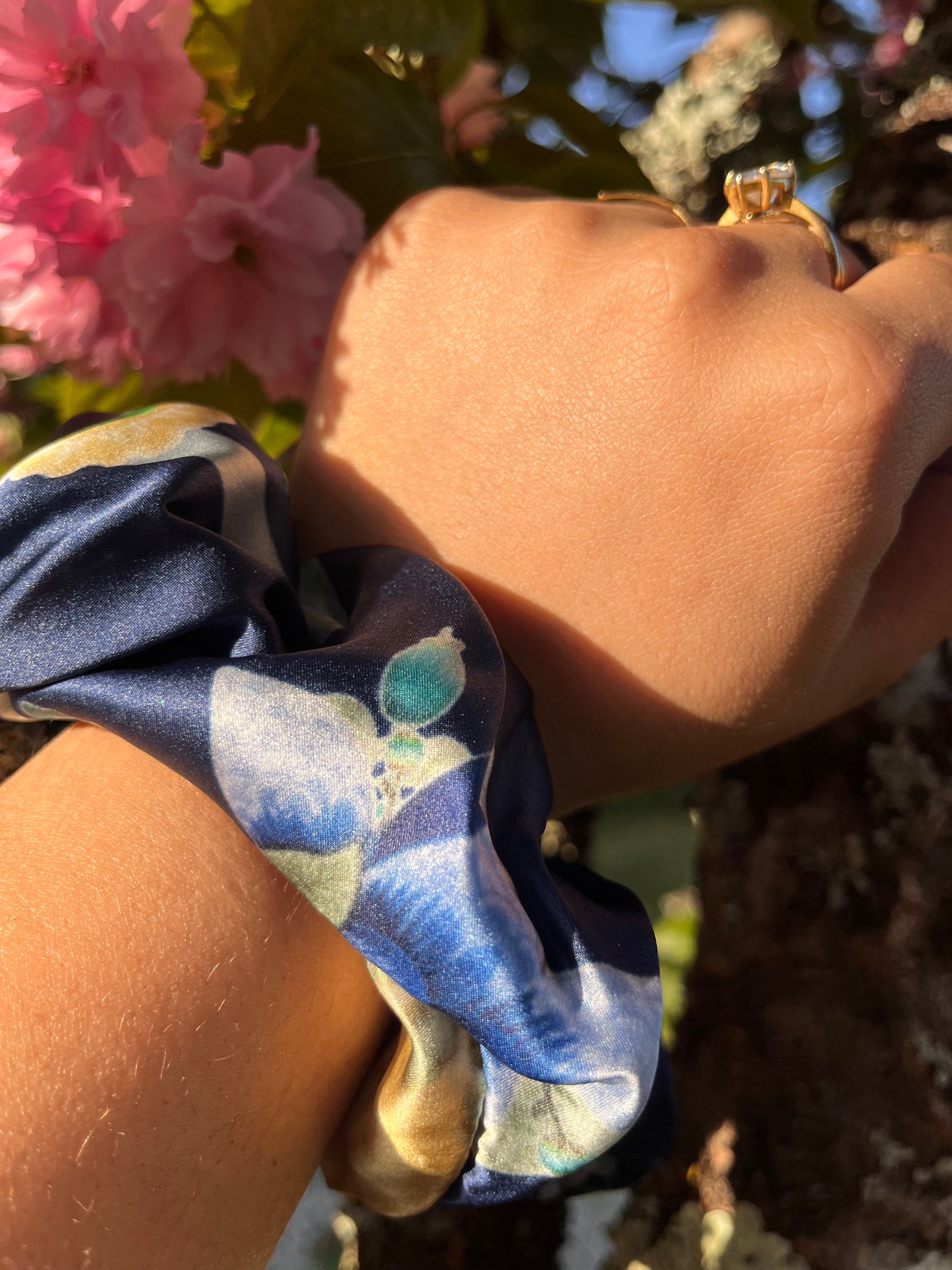 CHOUCHOU 100% SOIE DE MURIER Nuit Florale