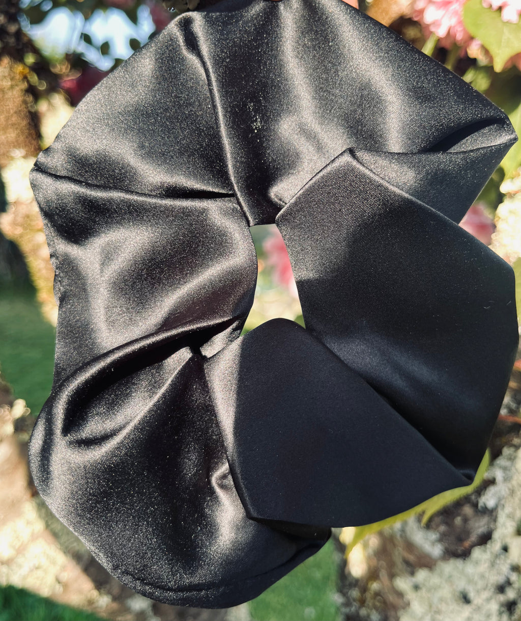 CHOUCHOU 100% SOIE DE MURIER Noir Intense