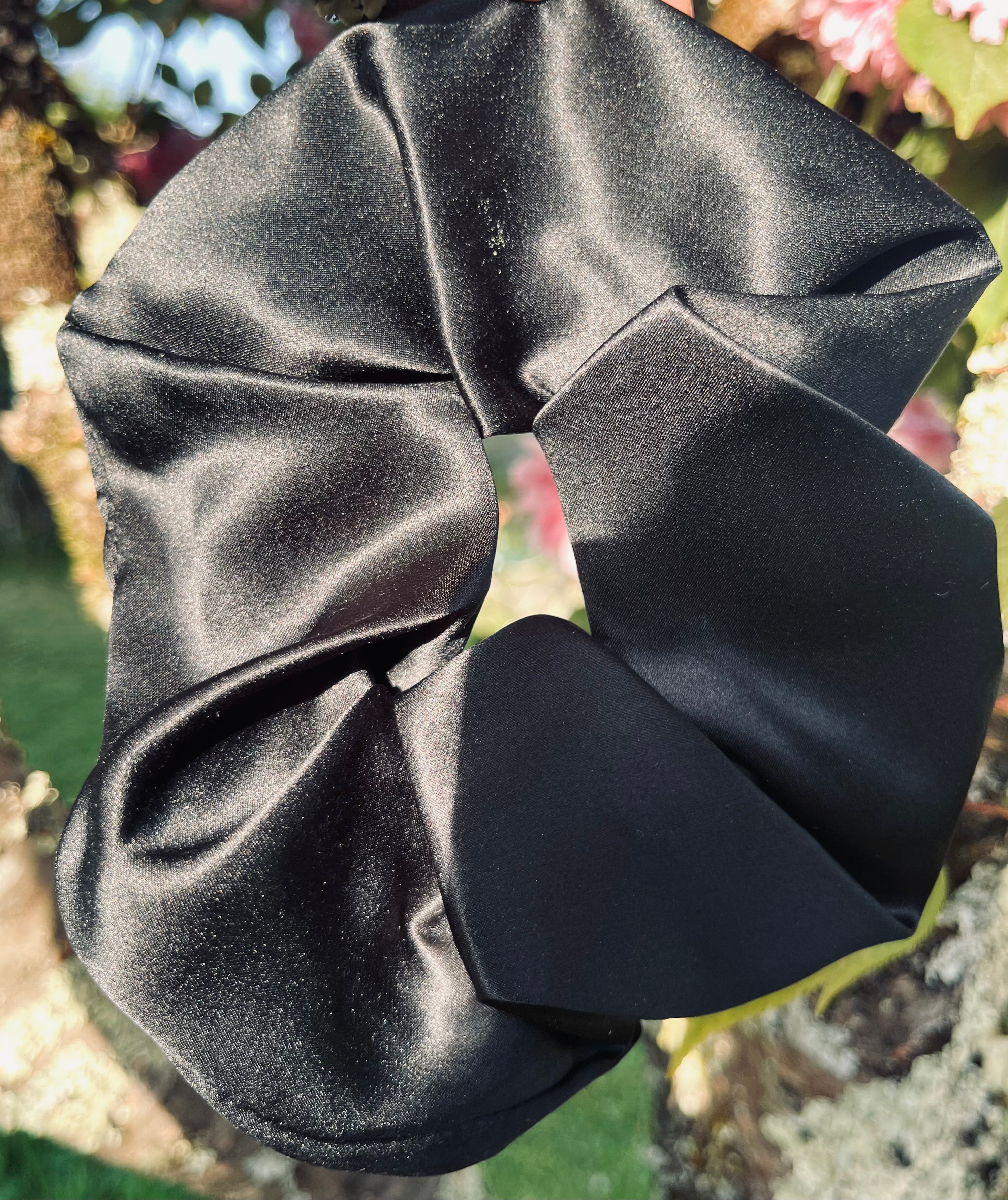 CHOUCHOU 100% SOIE DE MURIER Noir Intense