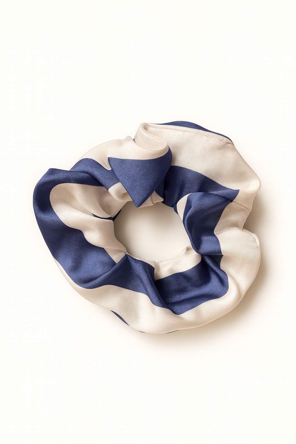 CHOUCHOU 100% SOIE DE MURIER Bleu Marine Élégance