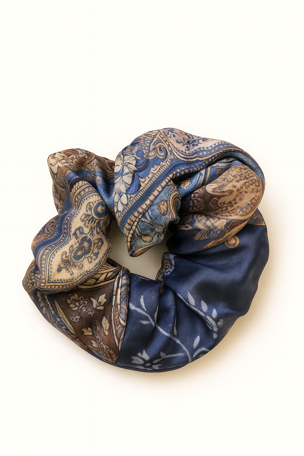 CHOUCHOU 100% SOIE DE MURIER Bleu Antique