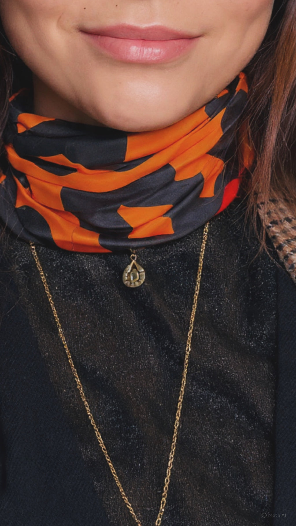 FOULARD 100% SOIE DE MURIER Léopard