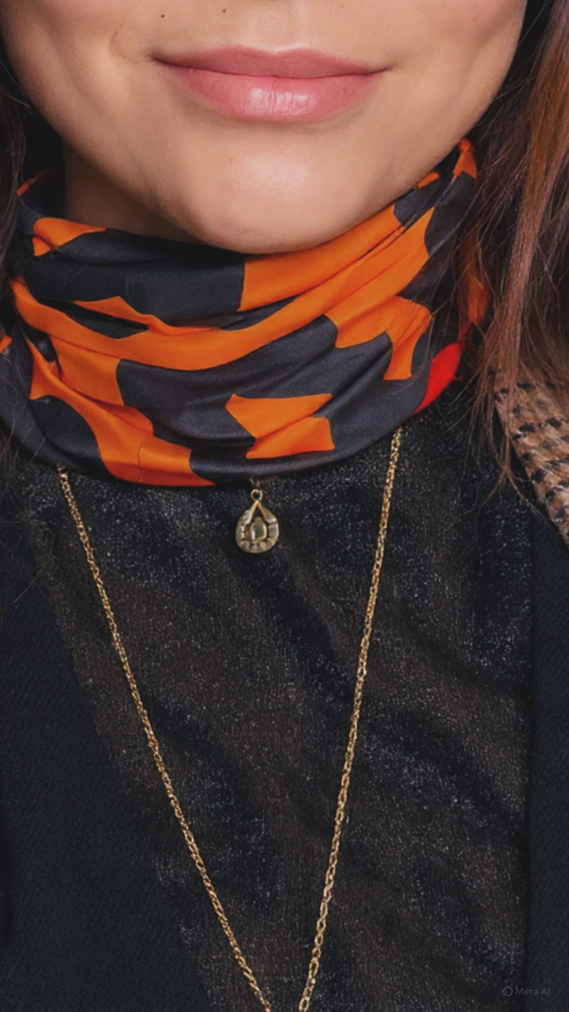 FOULARD 100% SOIE DE MURIER Léopard