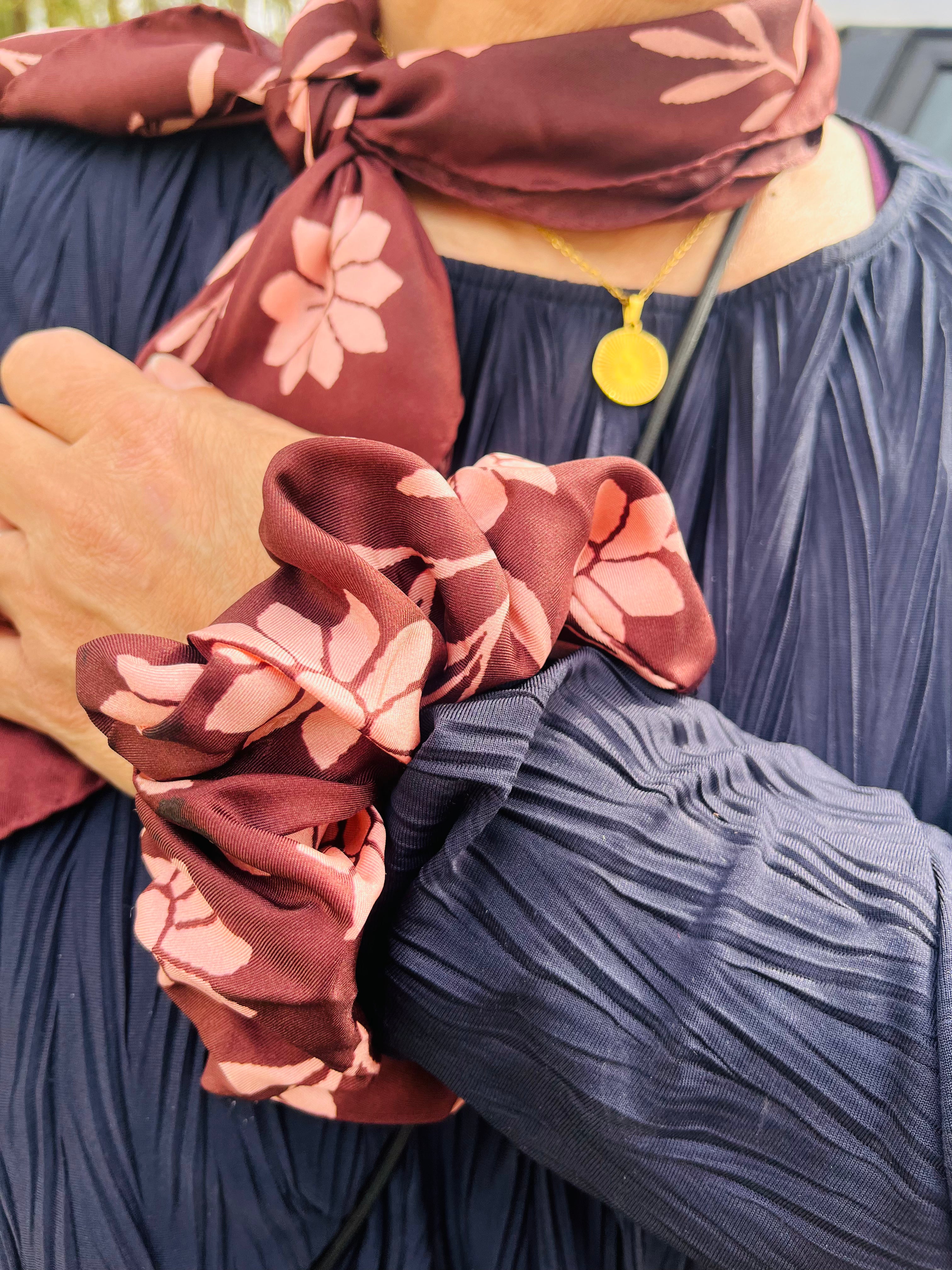 CHOUCHOU 100%SOIE DE MURIER  Éclat Poudré